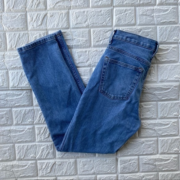 Everlane High Rise Straight Light Blue Denim 25-26 Regular - Picture 12 of 12